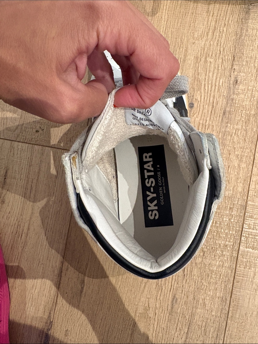 Golden Goose Deluxe Brand Sky-Star High-Top Sneakers 38 - Picture 4 of 6